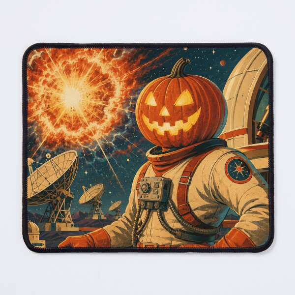 Item preview, Headless Horseman Supernova - Cosmic Retro Space Art designed and sold by TheHorsemanRidesAgain.