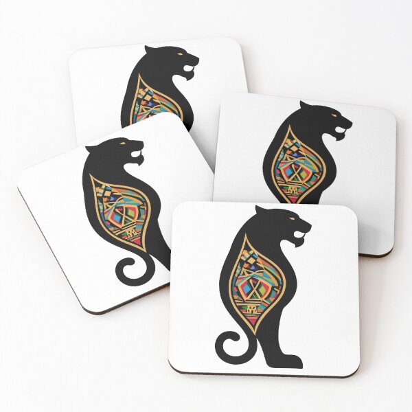 Item preview, Geometric Black Panther Tribal Art  designed and sold by LC&LCPlatform.