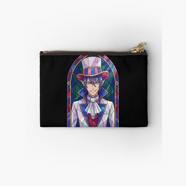 Item preview, Mephisto Pheles Blue Exorcist Carnival Stained Glass Top Hat designed and sold by mildaclairmo.