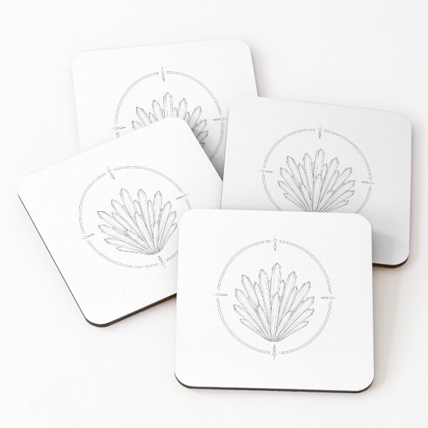 Item preview, Stilbite Emblem | Minimal Nordic Mineral Illustration designed and sold by Norvian.