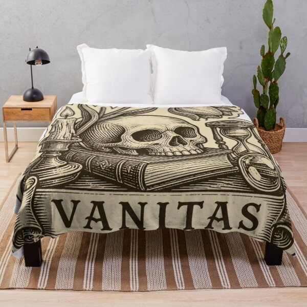 Item preview, Vanitas Medieval Woodcut Skull and Book | Dark Academia Memento Mori Print designed and sold by StickyGuys.