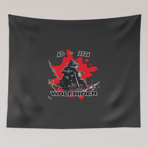 Item preview,  Moto Maniacs Wolf Digital Art 2 designed and sold by GoGreenlove.