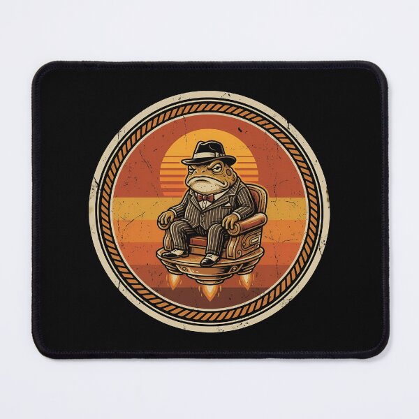 Item preview, Retro Mob Boss Toad Vintage Badge designed and sold by DuckOddity.