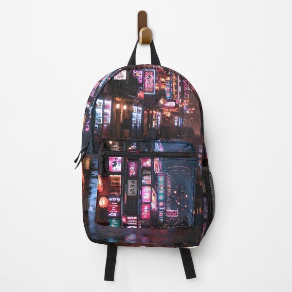 Item preview, Tokyo Neon Cyberpunk Night Street Photography designed and sold by FrostyFrisby.