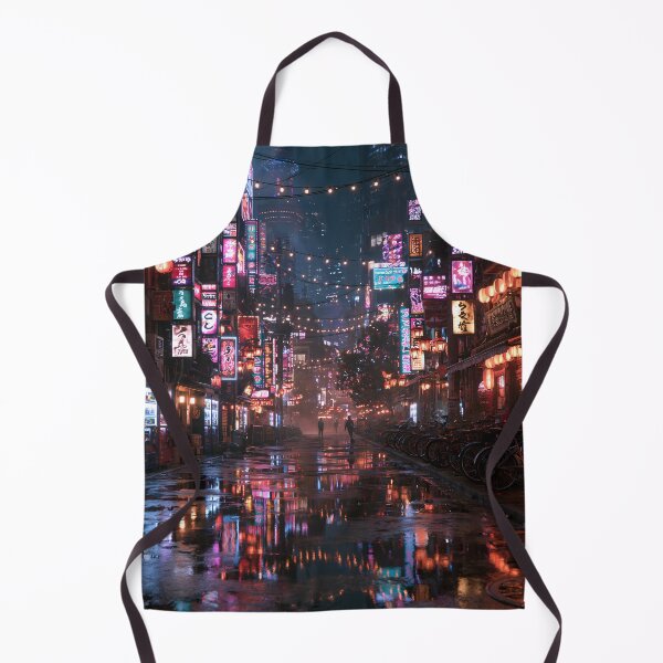 Item preview, Tokyo Neon Cyberpunk Night Street Photography designed and sold by FrostyFrisby.