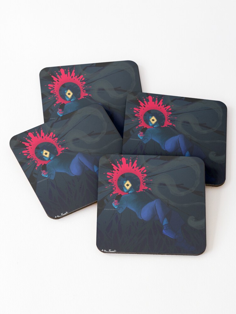 Thumbnail 1 of 5, Coasters (Set of 4), Splatter designed and sold by clintchipcookie.
