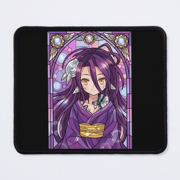Item preview, Schwi Dola No Game No Life Purple Kimono Stained Glass Portrait designed and sold by mildaclairmo.