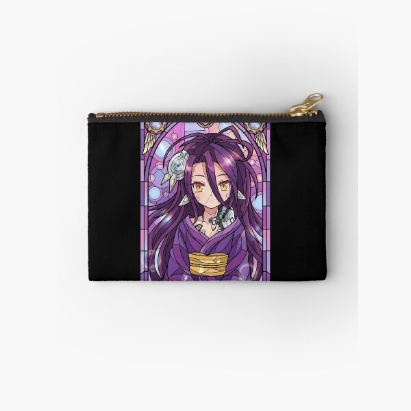 Item preview, Schwi Dola No Game No Life Purple Kimono Stained Glass Portrait designed and sold by mildaclairmo.