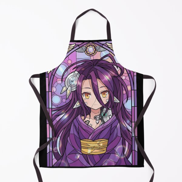Item preview, Schwi Dola No Game No Life Purple Kimono Stained Glass Portrait designed and sold by mildaclairmo.