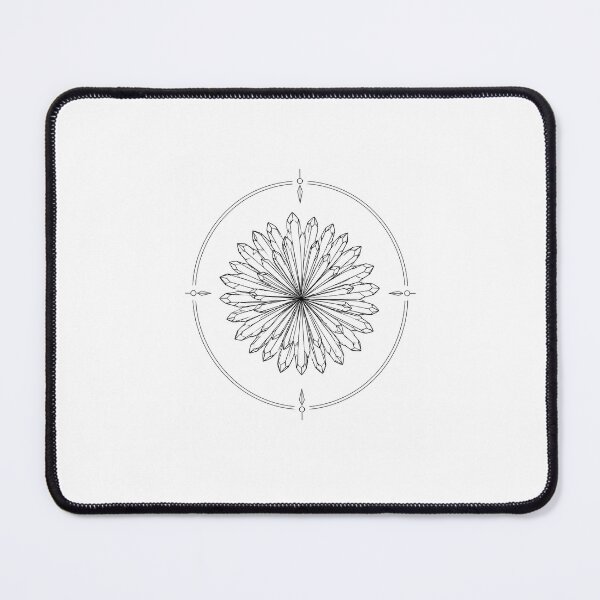Item preview, Cavansite Emblem | Minimal Nordic Mineral Illustration designed and sold by Norvian.