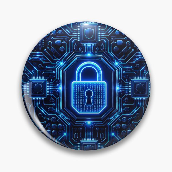 Item preview, Cyber Security Defense Shield Circuit Board Lock designed and sold by ROGK.