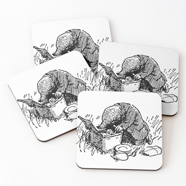 Item preview, Wind in the Willows Vintage Illustration Mole Picnic Wall Art for Children's Rooms designed and sold by RickE.