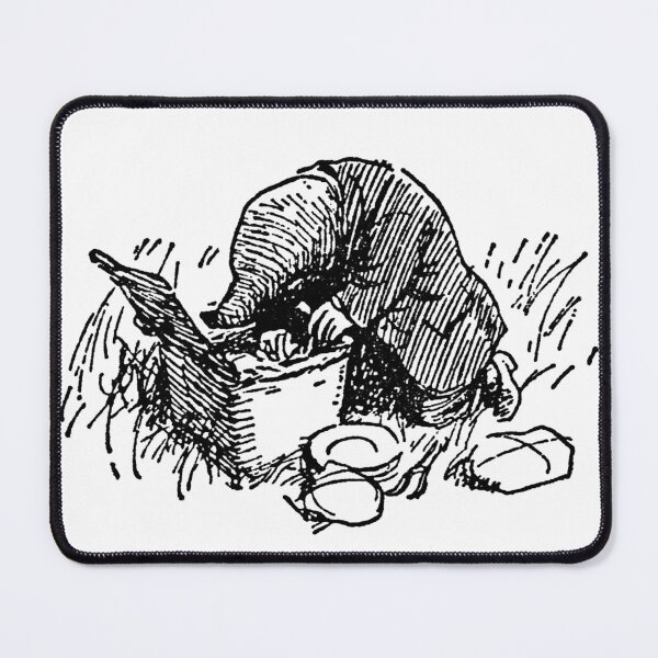 Item preview, Wind in the Willows Vintage Illustration Mole Picnic Wall Art for Children's Rooms designed and sold by RickE.