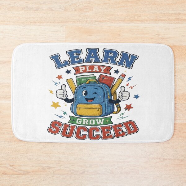 Item preview, Learn Play Grow Succeed - Back To School designed and sold by ToonyTeez.