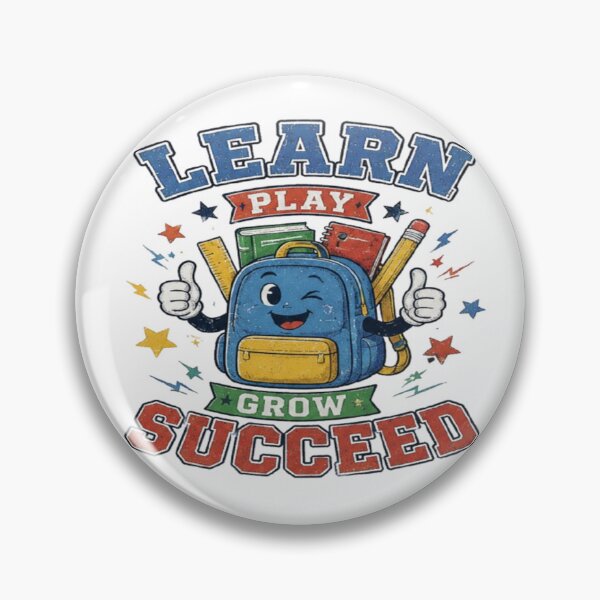 Item preview, Learn Play Grow Succeed - Back To School designed and sold by ToonyTeez.