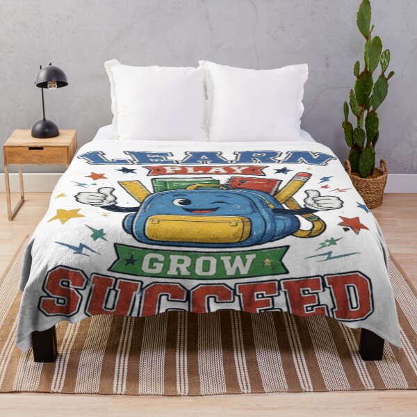 Item preview, Learn Play Grow Succeed - Back To School designed and sold by ToonyTeez.