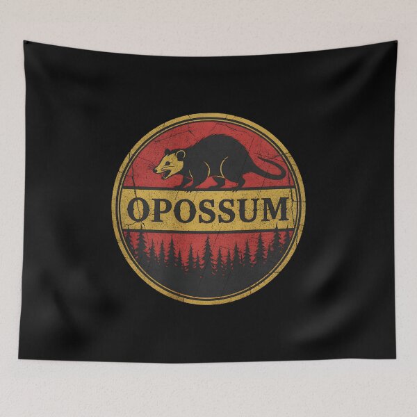 Item preview, Retro Wilderness Opossum designed and sold by franktact.