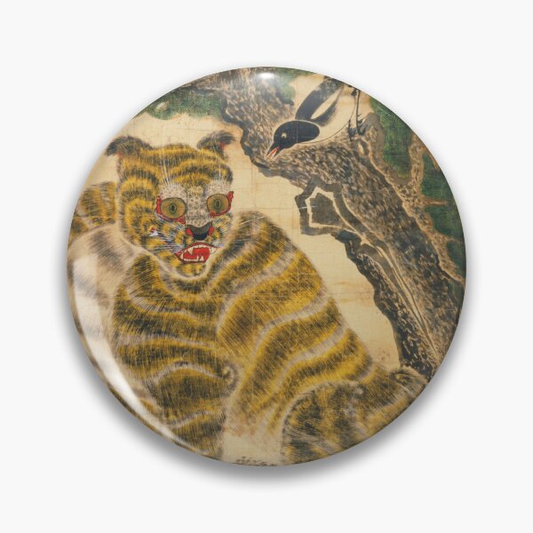 Item preview, Traditional Korean Tiger and Magpie Art designed and sold by allpalgo.