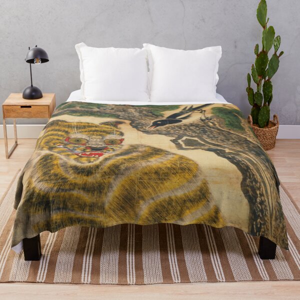 Item preview, Traditional Korean Tiger and Magpie Art designed and sold by allpalgo.