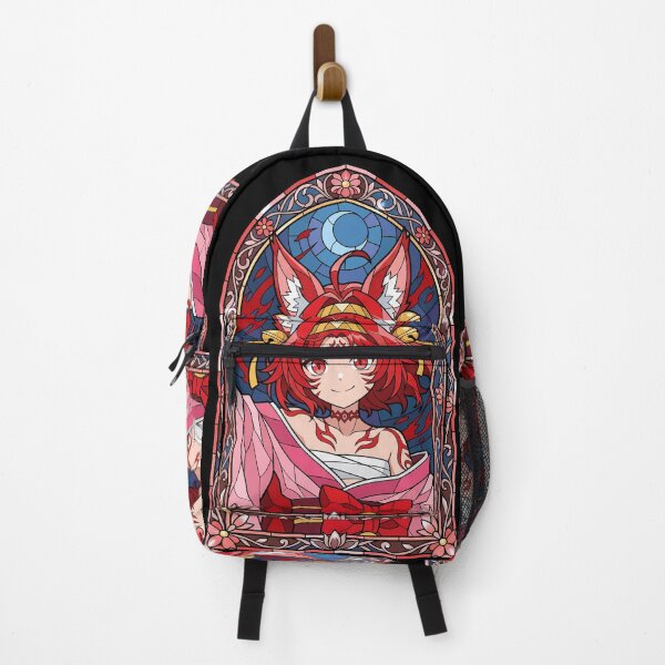 Item preview, Izuna Hatsuse No Game No Life Red Fox Moonlit Stained Glass designed and sold by mildaclairmo.