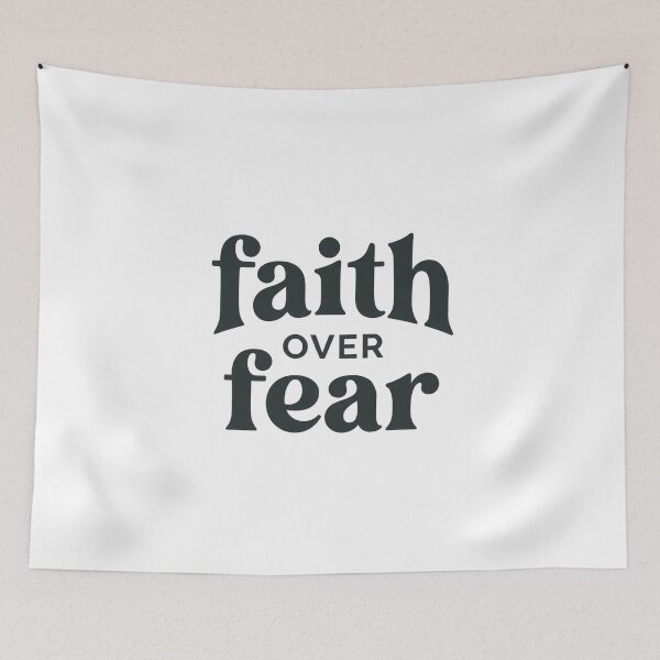 Item preview, FAITH OVER FEAR Minimalist Typography T-Shirt & Gift designed and sold by johnExpress02.