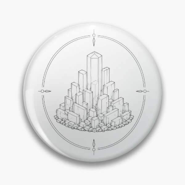 Item preview, Apophyllite Emblem | Minimal Nordic Mineral Illustration designed and sold by Norvian.