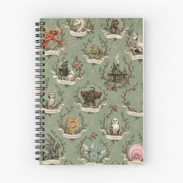 Item preview, Magical creatures wallpaper  designed and sold by Weird & wonderful .
