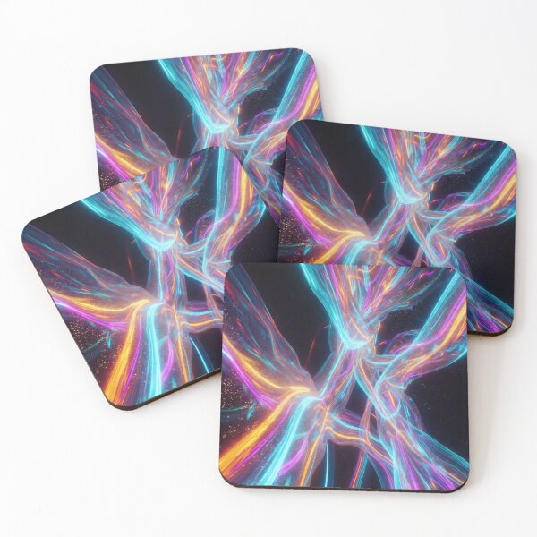 Item preview, Futuristic Cyberpunk Fluid Neon Light Trails Energy Wave designed and sold by Nexus Space.