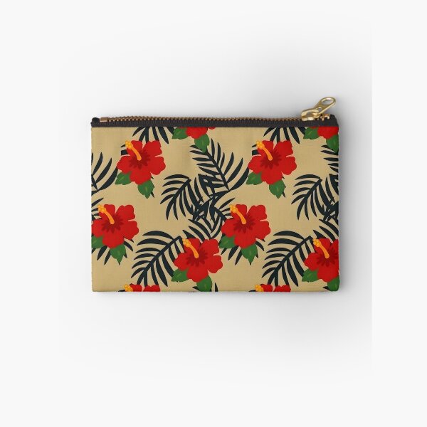 Item preview, Hawaiian Pattern of Hibiscus Flowers, Summer Nets and Tropical Leaves designed and sold by StyleArtStudio.