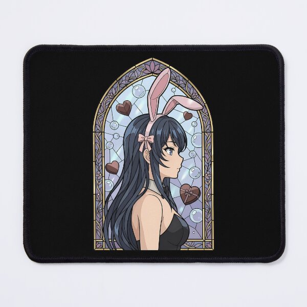 Item preview, Mai Sakurajima Bunny Girl Senpai Pastel Stained Glass designed and sold by mildaclairmo.
