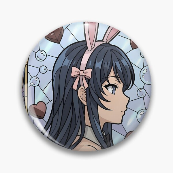 Item preview, Mai Sakurajima Bunny Girl Senpai Pastel Stained Glass designed and sold by mildaclairmo.