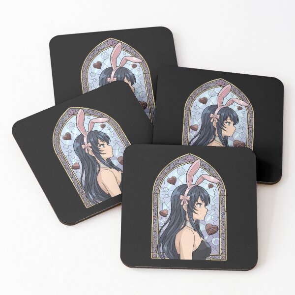 Item preview, Mai Sakurajima Bunny Girl Senpai Pastel Stained Glass designed and sold by mildaclairmo.
