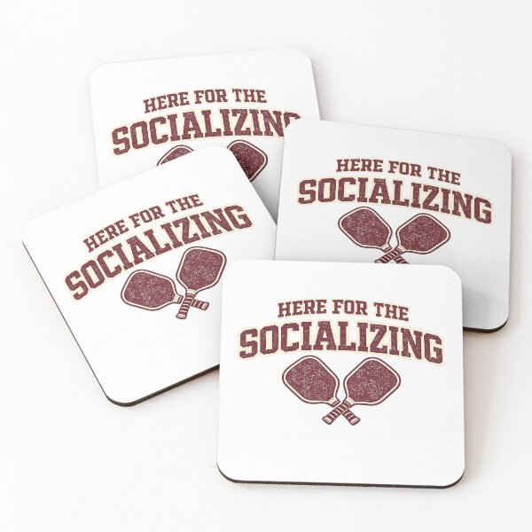 Item preview, Here for the Socializing Funny Pickleball Design designed and sold by EastEndTownie.