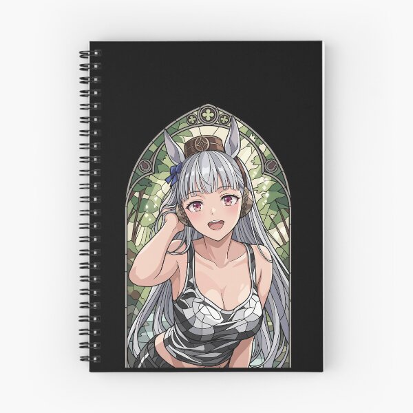 Item preview, Gold Ship Uma Musume Cheerful Forest Stained Glass Scene designed and sold by mildaclairmo.