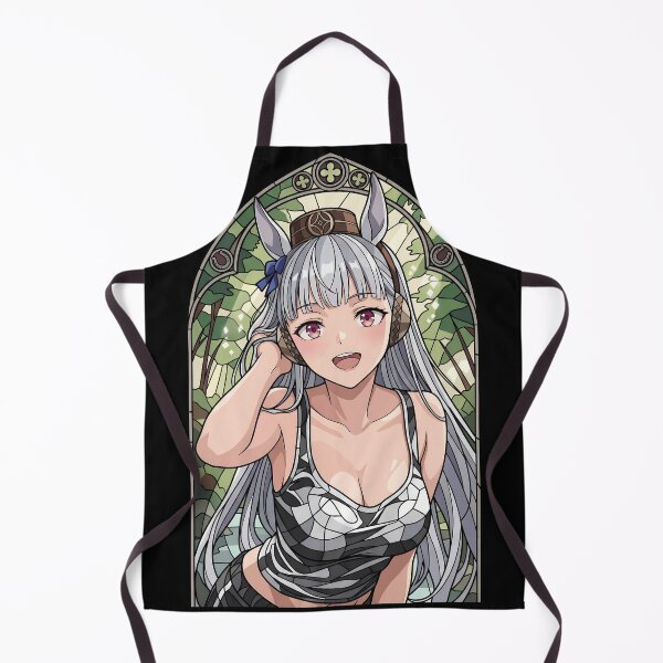 Item preview, Gold Ship Uma Musume Cheerful Forest Stained Glass Scene designed and sold by mildaclairmo.