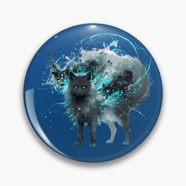 Item preview,  Neon Glow Tech Cyberpunk Wolf  designed and sold by Artmugic.