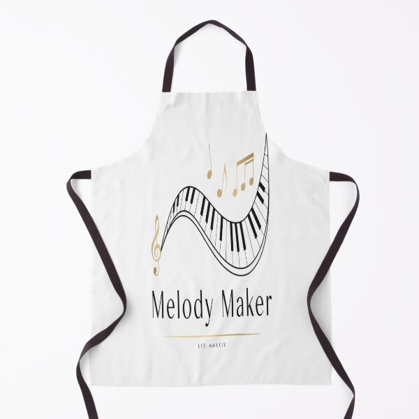 Item preview, Melody Maker – Minimalist Gold Piano Music Design designed and sold by Midnight Veil Designs.