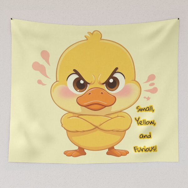 Item preview, ​Small, Yellow, and Furious! designed and sold by jo-e-basta.