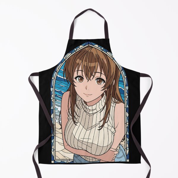 Item preview, Aina Yoshiwara Grand Blue Cozy Beachside Stained Glass Anime Girl designed and sold by mildaclairmo.