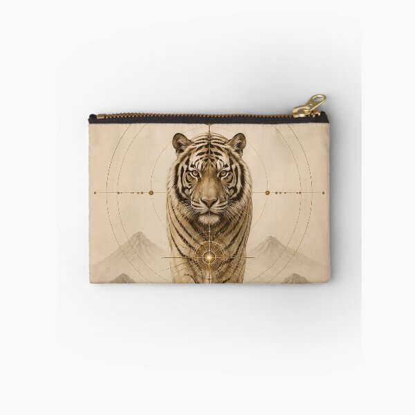 Item preview, The Golden Instinct – Sacred Tiger Geometry designed and sold by SacredLensV.