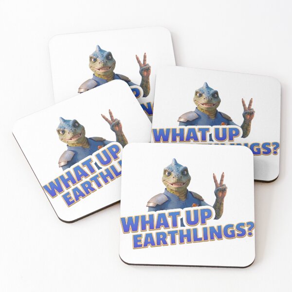 Item preview, What Up Earthlings - With Glorfin designed and sold by Atlas Crew - By Glorfin.