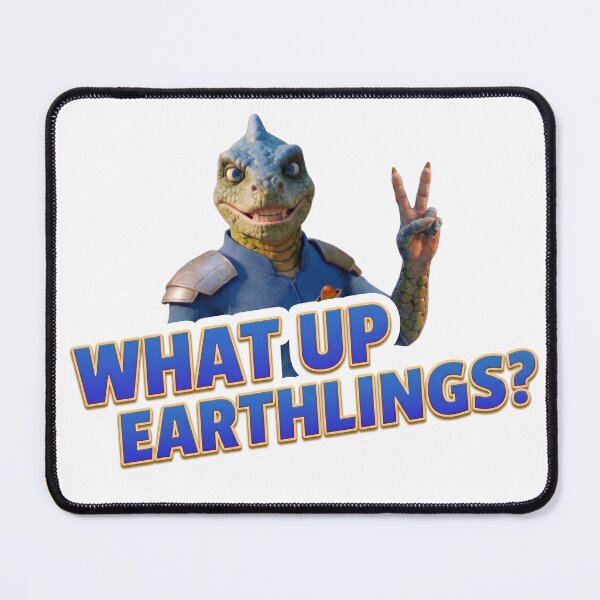 Item preview, What Up Earthlings - With Glorfin designed and sold by Atlas Crew - By Glorfin.