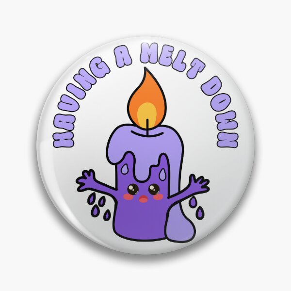 Item preview, Having a melt down, candle melting designed and sold by BritishDelights.