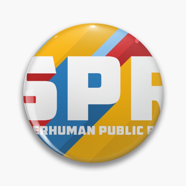 Item preview, Superhuman Public Radio Logo designed and sold by SPRshop.