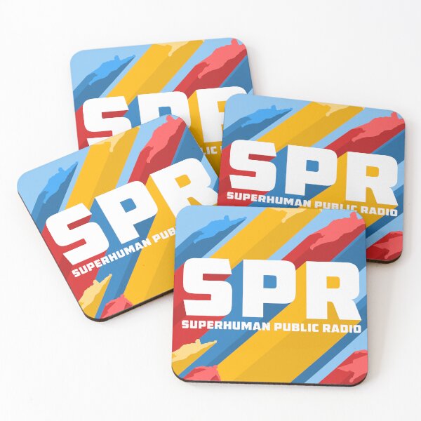 Item preview, Superhuman Public Radio Logo designed and sold by SPRshop.