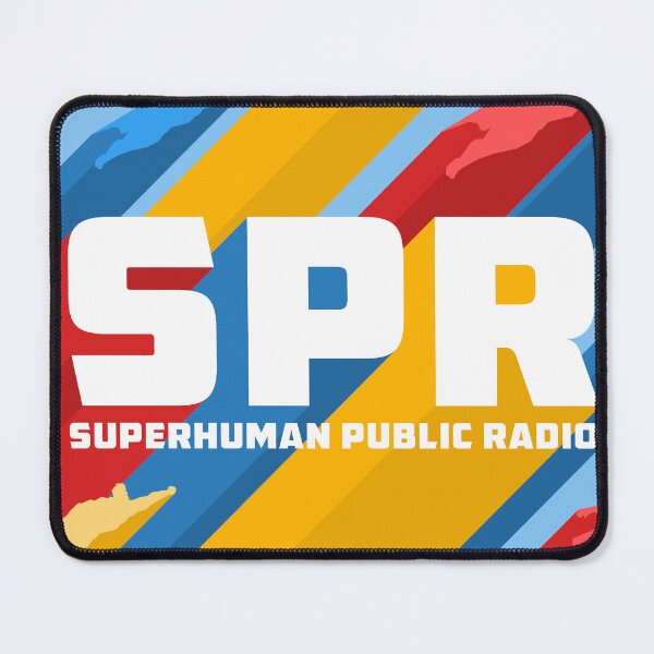 Item preview, Superhuman Public Radio Logo designed and sold by SPRshop.