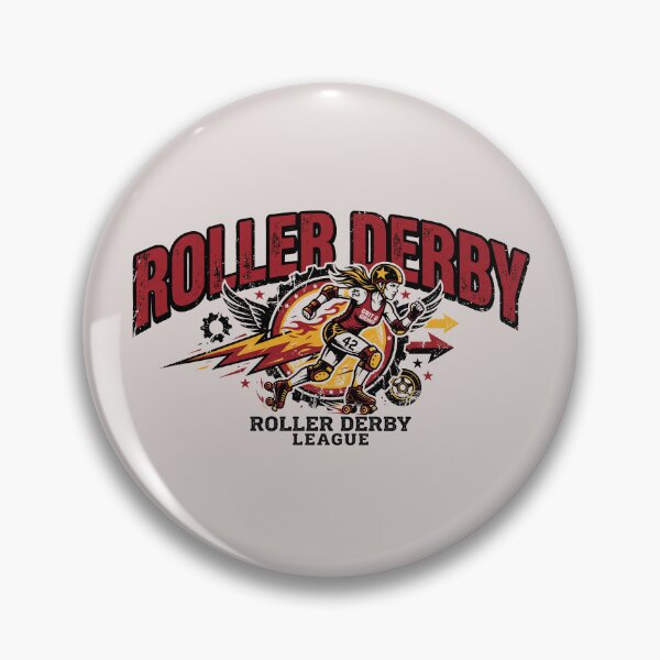 Item preview, Roller Derby League Grit Grind Vintage Grunge Skater Emblem designed and sold by KiwiRider.