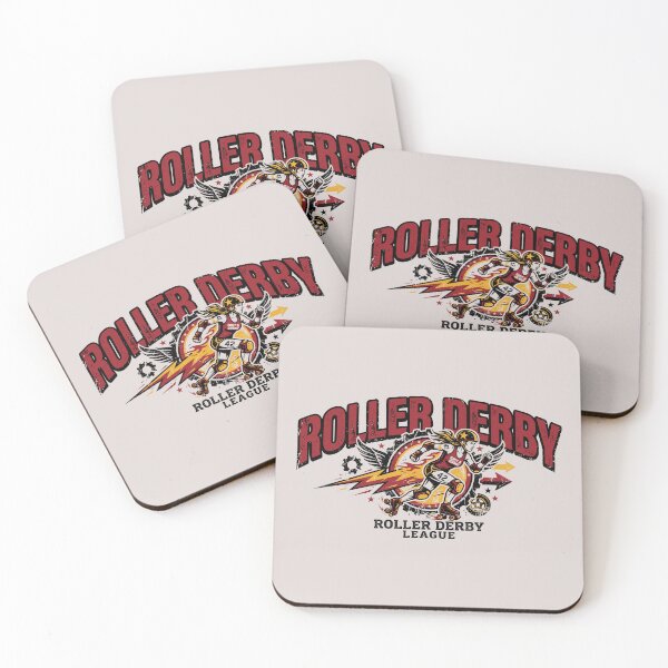 Item preview, Roller Derby League Grit Grind Vintage Grunge Skater Emblem designed and sold by KiwiRider.