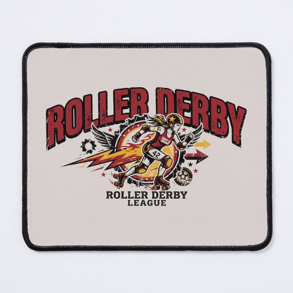 Item preview, Roller Derby League Grit Grind Vintage Grunge Skater Emblem designed and sold by KiwiRider.