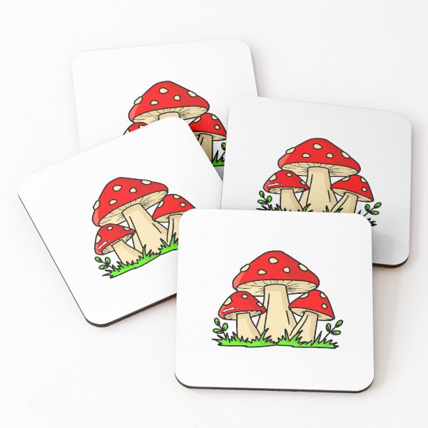 Item preview, Cute Mushrooms Vibrant designed and sold by DAWNRA.